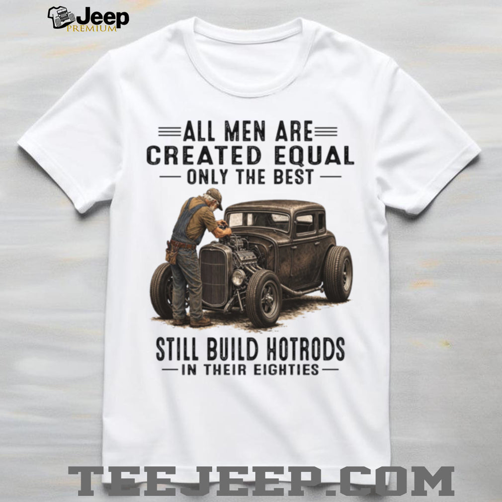 Vintage Hot Rod Mechanic Build Old Man Humor Shirt