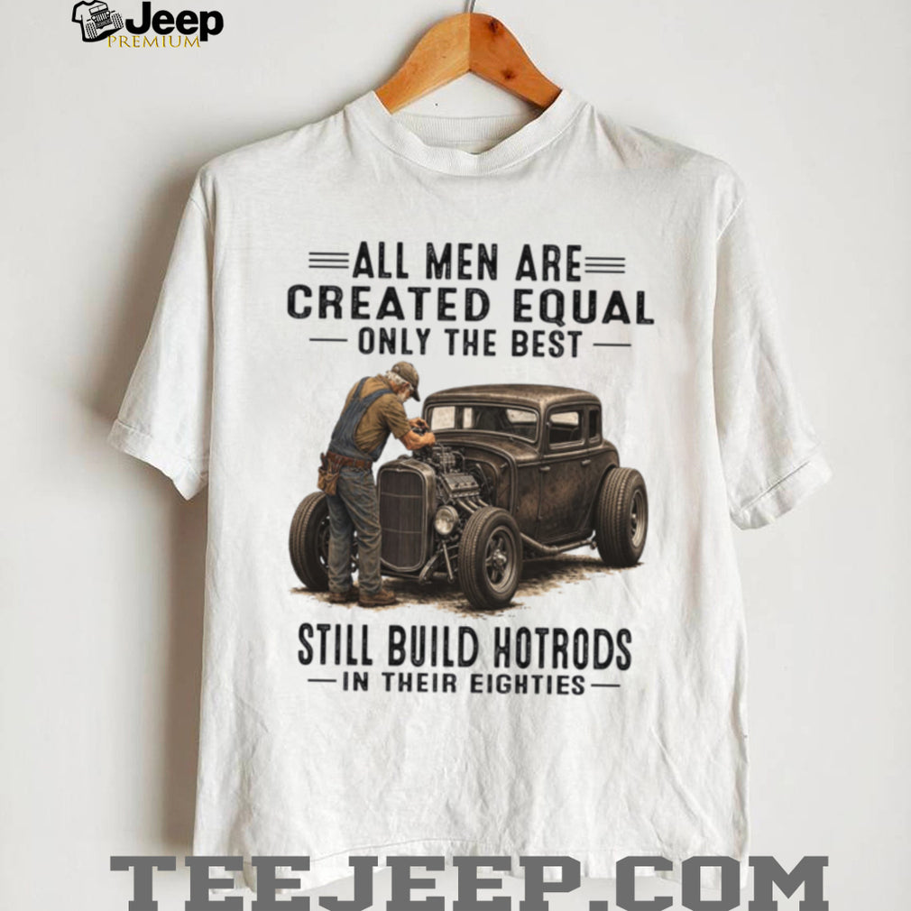 Vintage Hot Rod Mechanic Build Old Man Humor Shirt