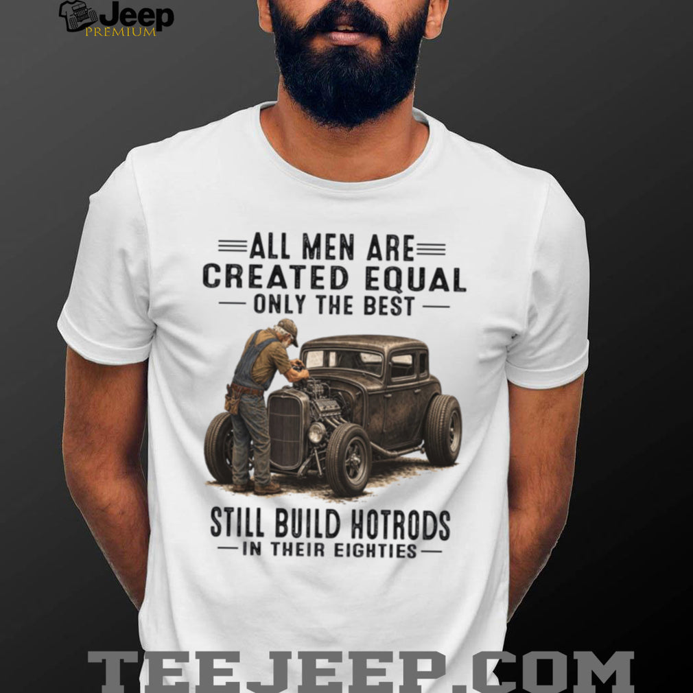 Vintage Hot Rod Mechanic Build Old Man Humor Shirt