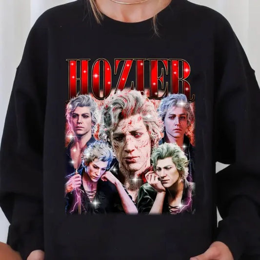 Vintage Hozier Astarion Bg3 Sweatshirt_Sweatshirt Gift For Woman and Man Unisex Sweatshirt