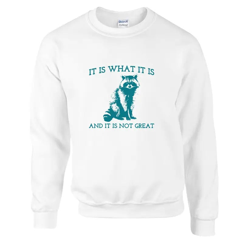 Vintage It Is What It Is And It Is Not Great Sweatshirt