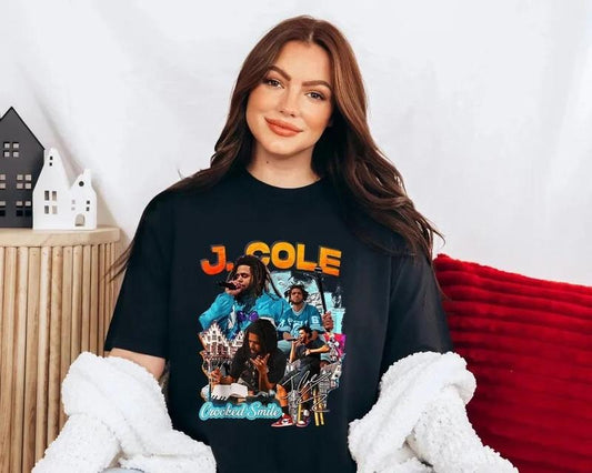 Vintage J Cole T-Shirt, Hoodie, Sweatshirt, J Cole Fans Gifts Sweatshirt, Hoodie, Comfort Colors