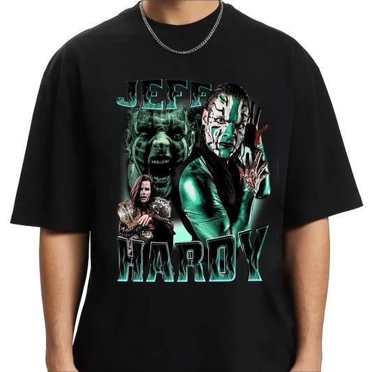 Vintage Jeff Hardy Style Shirt, Jeff Hardy  T-shirt, Vintage 90s style top clothing, Unisex graphic Streetwear shirts