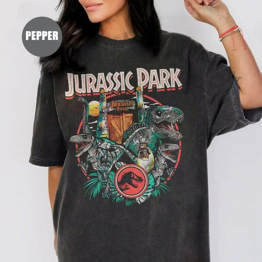Vintage Jurassic Park Shirt, Dinosaur Shirt, Jurassic World Birthday Shirt, Jurassic World Dinosaur Raptor, Isla Nublar 1993 Jurassic Tour