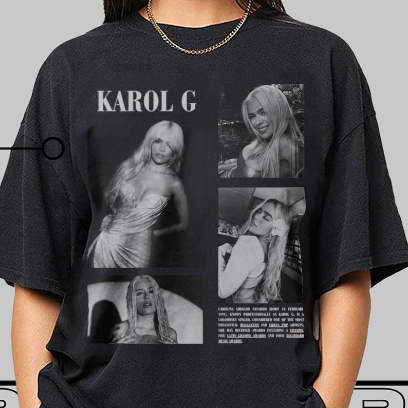 Vintage Karol G T-Shirt, Mother's Day Gift for Women and Men