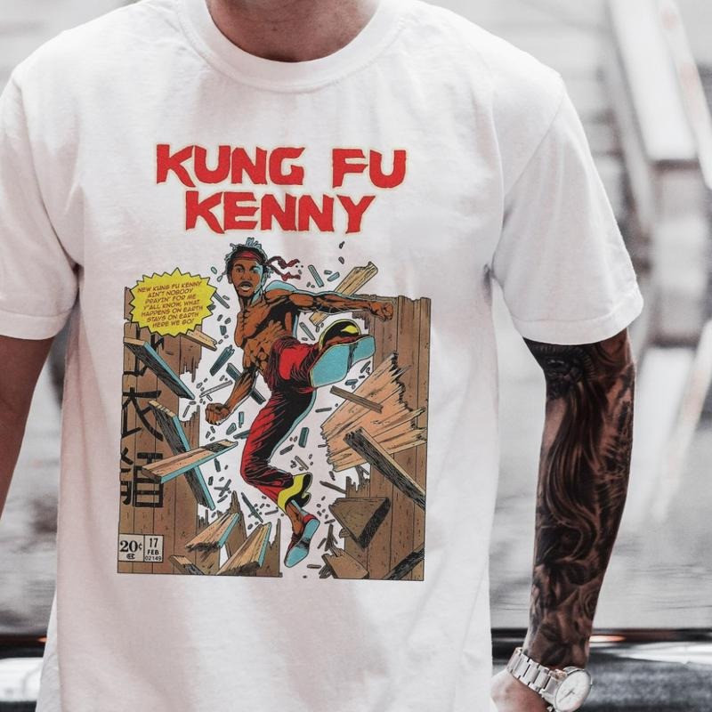 Vintage Kendrick Lamar Kung-Fu Kenny T-shirt Menswear Top