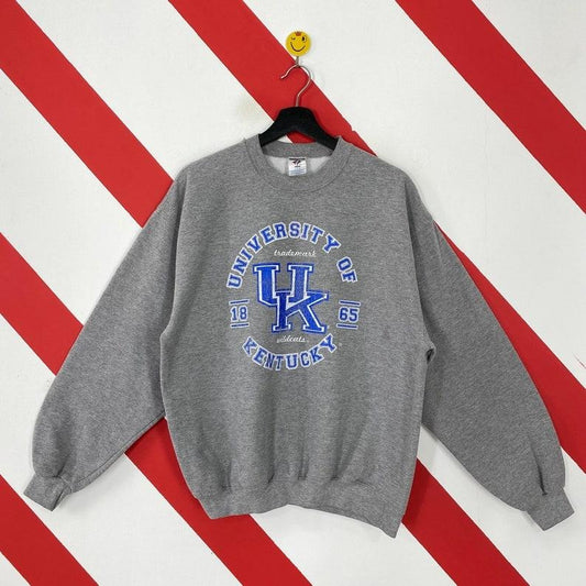 Vintage Kentucky Sweatshirt Kentucky Crewneck Kentucky Wildcats Sweater Pullover University Kentucky Wildcats Print Logo Menswear Athletic