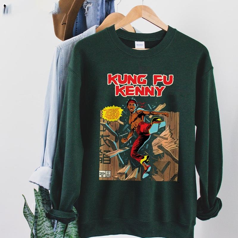 Vintage Kung Fu Kenny Sweatshirt, Kendrick Lamar Shirt, Kendrick Lamar Merch, Kendrick Lamar Vintage, Kungfu Kenny Vintage