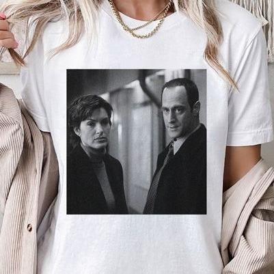 Vintage Law And Order T-Shirt | Olivia Benson And Elliot Stabler Shirt | Law And Order Tv Show Shirt | Elliot And Olivia Shirt
