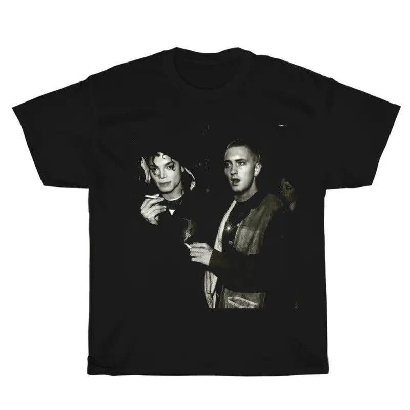 Vintage Legends Of Rap And Pop Graphic Unisex Shirt, Bootleg Rap Design Shirt, Hip-Hop Merchandise, Rap Gift for Him Her Crewneck Menswear Top