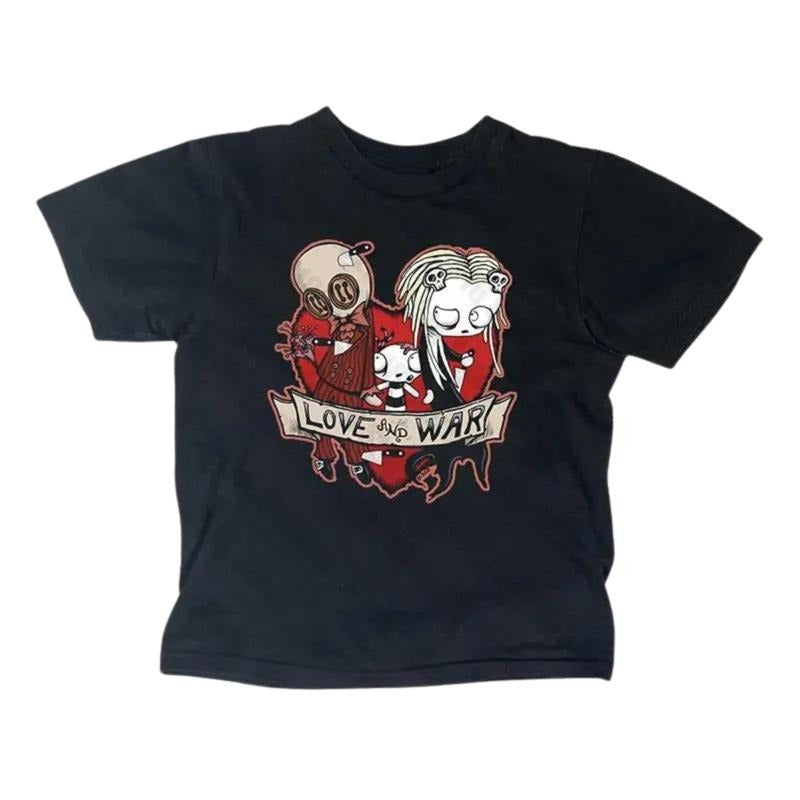 Vintage Lenore Comic Baby Tee, The Cute Little Dead Girl Shirt, Gothic Emo Girl Baby Tee, Y2k Top Women Streetwear,...