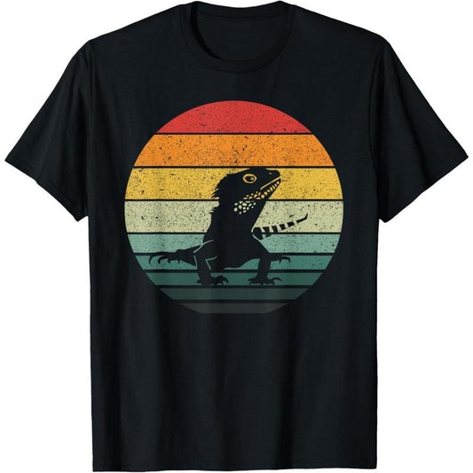 Vintage Lizard Retro Design T-Shirt made in usa