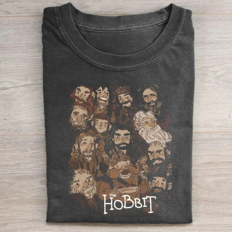 Vintage Lord Of The Rings Graphic Tee - Movie Graphic Tee - The Hobbit Cute - Gandalf - Legolas - Wizards Shirt Menswear Top