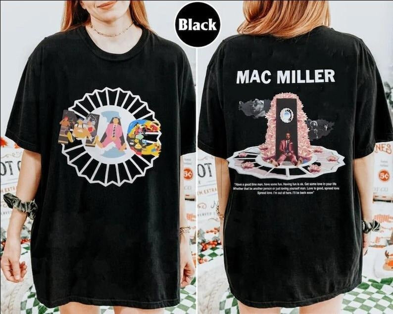 Vintage Mac Miller Album 2024 Shirt, Mac Self Care Shirt, Vintage Rap Tee, Mac Swimming Shirt, Hip Hop Shirt, Mac Fan Gift