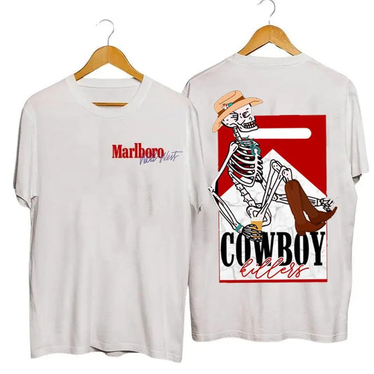 Vintage Marlboro Cowboy Wild West Shirt, Country Music Shirt, Cowboy Killer Shirt, Boho Shirt, Cowboy Rodeo Tshirt, Country Music Tee Gift wompwompshirtsstyle{n002}2