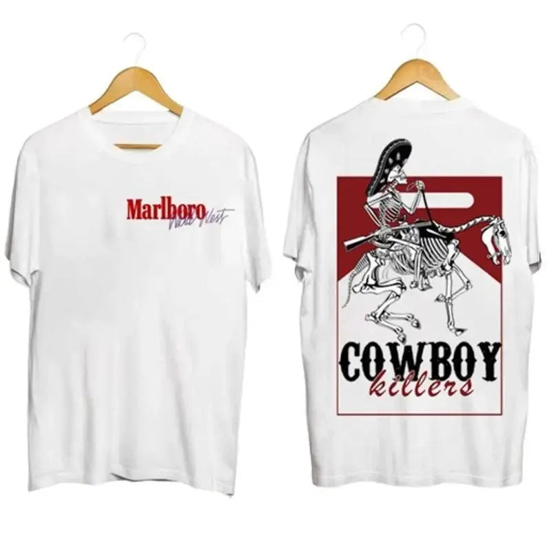 Vintage Marlboro Cowboy Wild West Shirt, Country Music, Cowboy Killer.