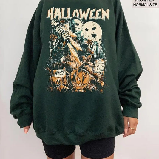 Vintage Michael Myers Halloween Crewneck Sweatshirt, Michael Myers T shirt, Horror Movies Tee, Unisex Tee, Horror Character Shirt