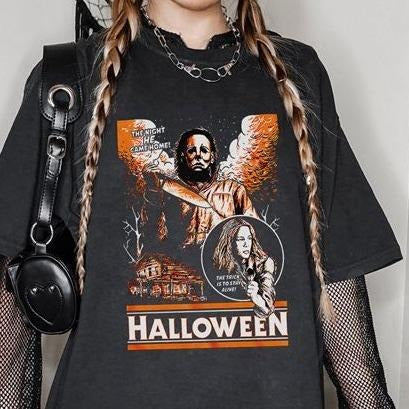 Vintage Michael Myers Tee | Michael Myers Shirt | Horror Halloween Shirt | Halloween End Shirt | Serial Killer Shirt | Horror Characterstyle{n002}3
