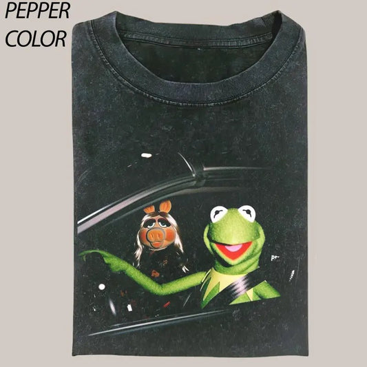 Vintage Miss Piggy Graphic Unisex Shirt - Funny Meme Graphic Tee, Valentine's Gift, Gift for Boyfriend Girlfriend's