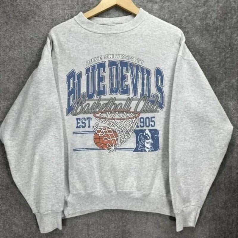Vintage NCAA Duke Blue Devils men's basketball sweatshirt