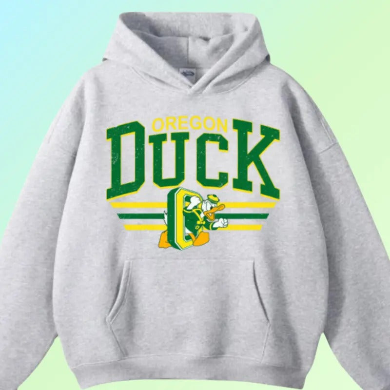 Vintage NCAA Oregon Ducks Logo Sweatshirt, University of Oregon Ducks Sweatshir