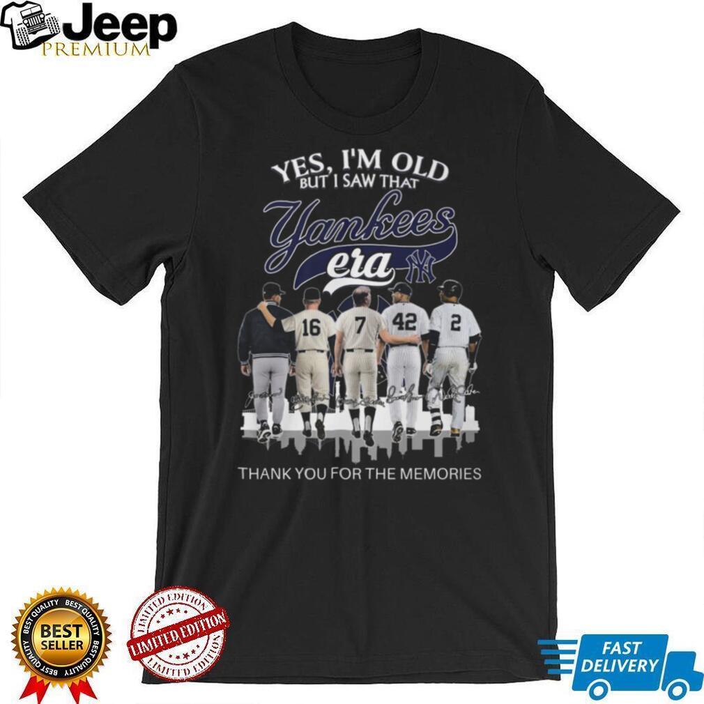 Vintage New York Yankees Era Legends Signatures Memories T Shirt