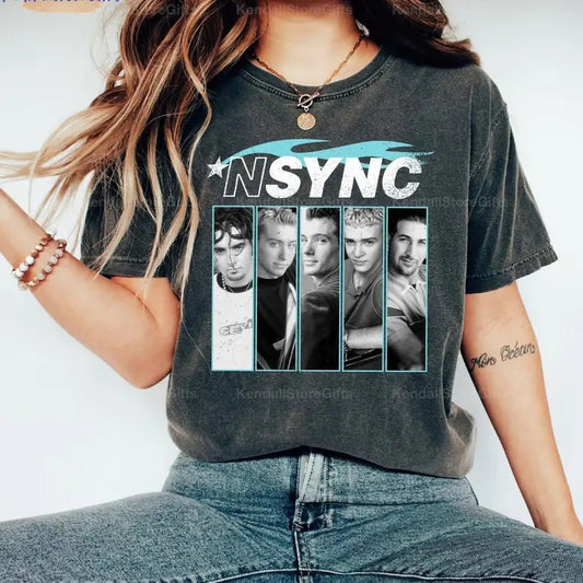 Vintage Nsync Shirt, Nsync Comfort Colors Shirt, 90s Boy Band Sweatshirt, Nsync Eras Shirt, Nsync tshirt, Boy Band Shirt, Unisex Shirt Menswear
