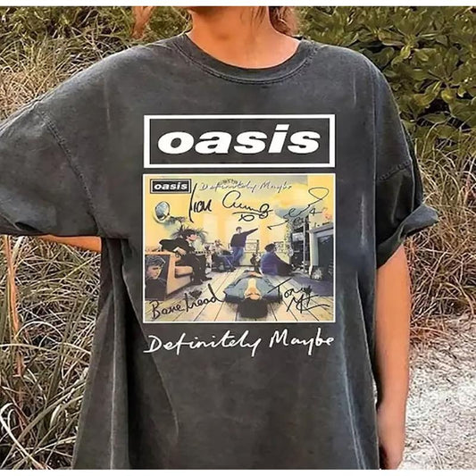 Vintage Oasis T Shirt, 90S Oasis T Shirt, Oasis Merch, Oasis Tour T ShirtT-SHIRT, UNISEX SHIRT, CREWNECK