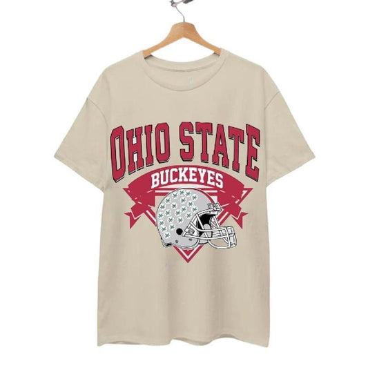 Vintage Ohio State Buckeye Football Shirt, Football T-Shirt, Vintage College Unisex Pullover Shirt