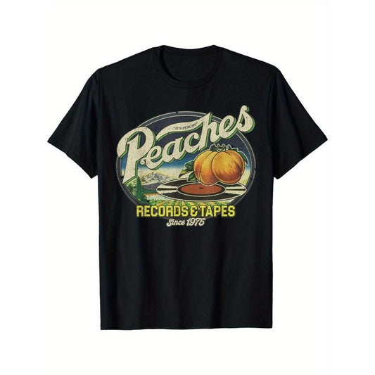 Vintage Peach Records and Tapes 1975 T-Shirt Made in USA