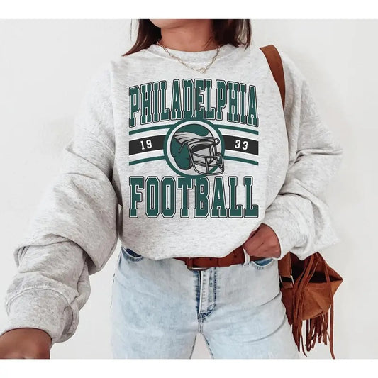 Vintage Philadelphia Crewneck T-Shirt \ Sweatshirt, Eagle Sweatshirt, Retro Philadelphia Shirt, Philadelphia Fan Gift    ...