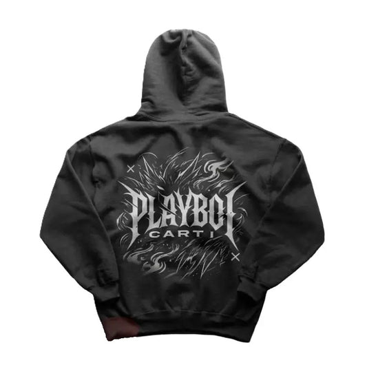 Vintage Playboi Carti Hoodie - ALL RED, Playboi Carti Merch, Unisex HipHop Hoodie, Gift for Rap Lovers, Premium Music Apparel, Menswear Womenswear Top