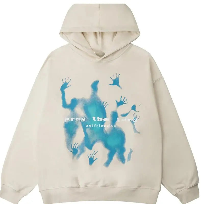 Vintage Printed Hoodie Oversized Streetwear Hoodie Clothes, S to 3XL T-Shirts, Sweatshirt | WearSparks.com