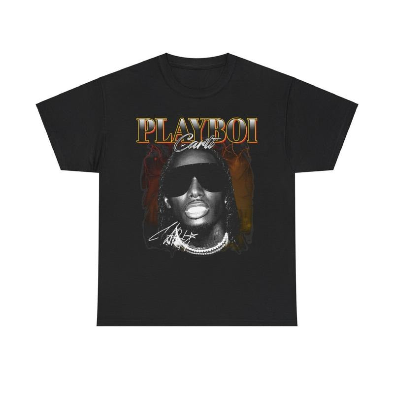 Vintage Rap Tee Hip Hop Style , Pl4yboi C4rti T-Shirt, Unisex Tee, Gift for Fan, S to 3 XL