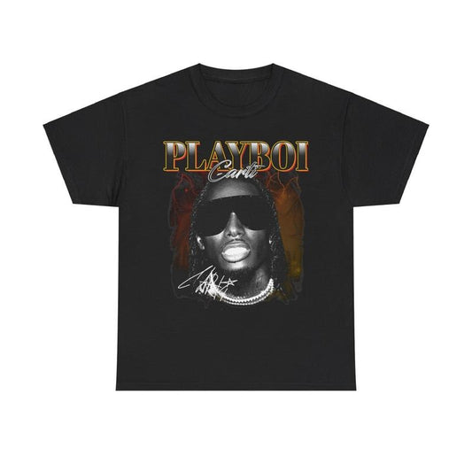 Vintage Rap Tee Hip Hop Style , Pl4yboi C4rti T-Shirt, Unisex Tee, Gift for Fan, S to 3 XL