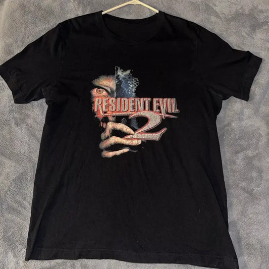 Vintage Resident Evil 2 Shirt - graphic tshirt - game unisex tee Menswear Top