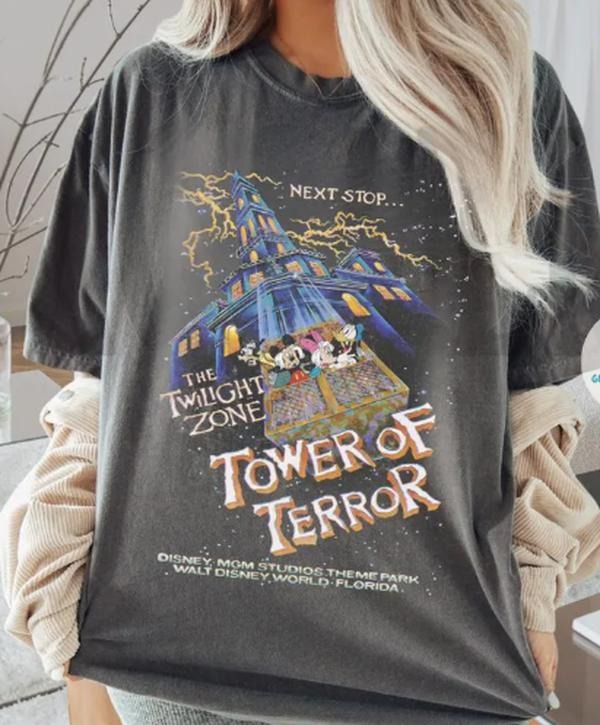 Vintage Retro Tower Of Terror Shirt,  Twilight Zone Shirt,Hollywood Studios Shirt, WDW trip tee Hoodie, Sweatshirt