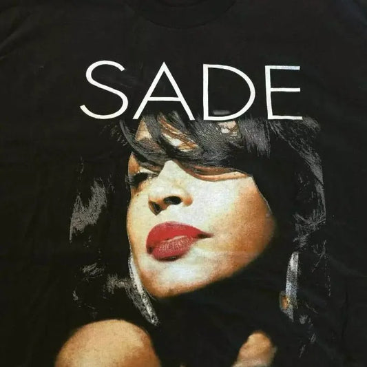 Vintage SADE 2011 Concert Tour T- Shirt Black Unisex Cotton All Size S-3XL