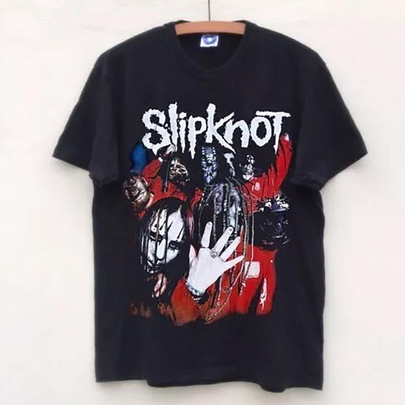 Vintage Slipknot 2004 Band Black Short Sleeve Cotton T-shirtT-SHIRT, UNISEX SHIRT, CREWNECK