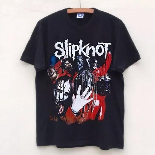 Vintage Slipknot 2004 Band Black Short Sleeve Cotton T-shirtT-SHIRT, UNISEX SHIRT, CREWNECK