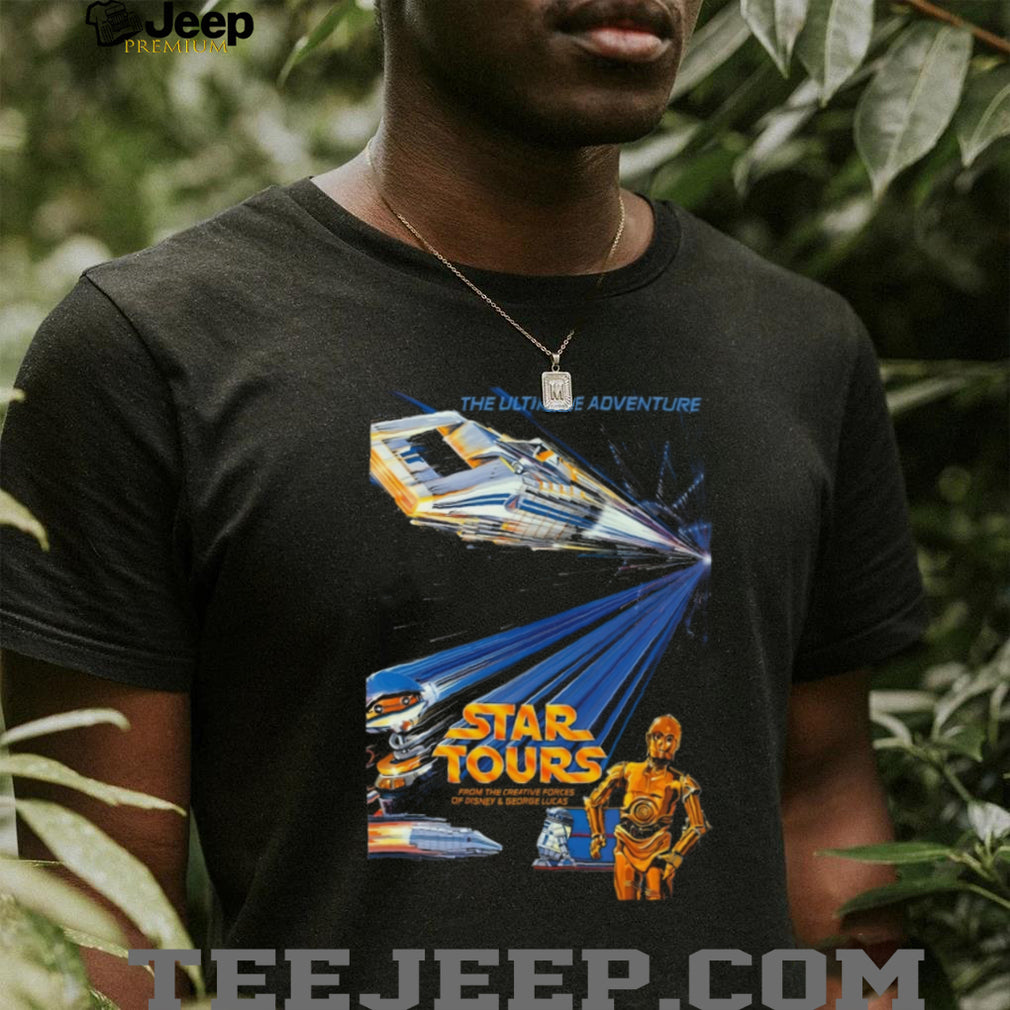 Vintage Star Tours The Ultimate Adventure Retro Sci Fi T Shirt