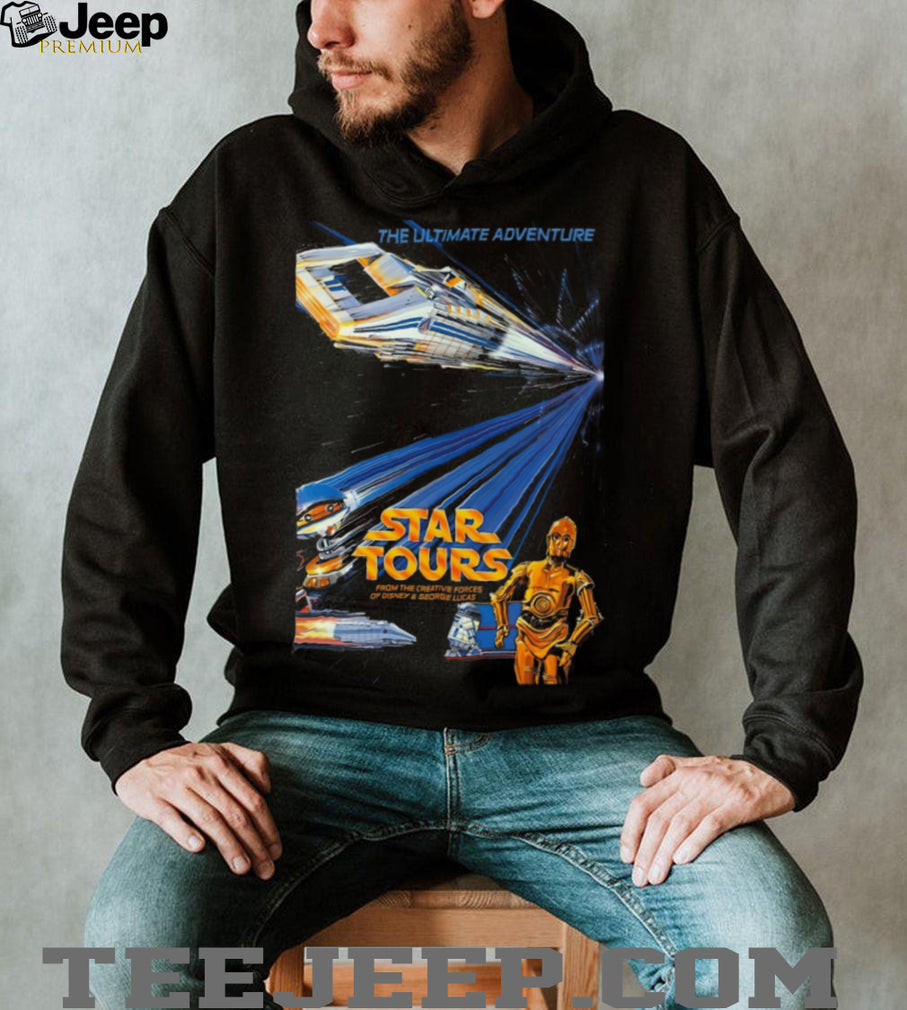 Vintage Star Tours The Ultimate Adventure Retro Sci Fi T Shirt