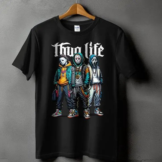 Vintage Style Horror Movie T Shirt Size S-4XL