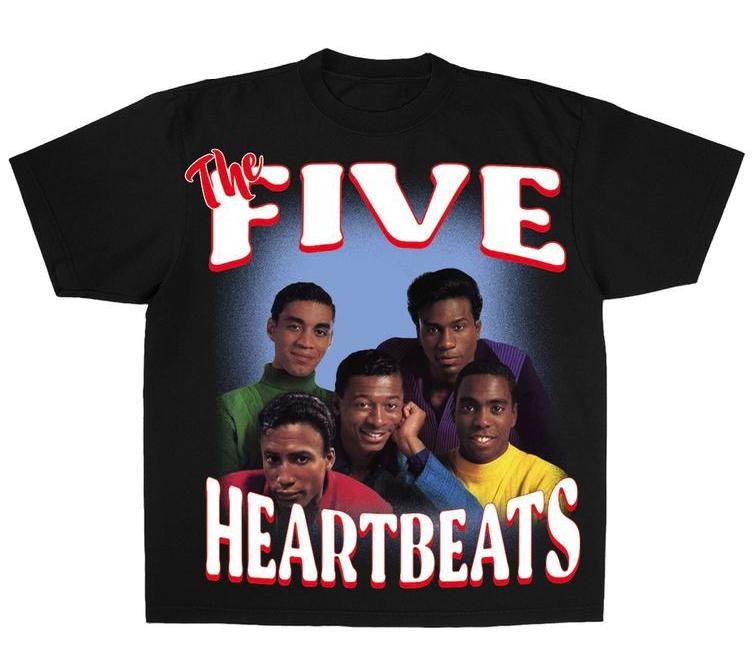 Vintage T Shirts "THE FIVE HEARTBEATS 1991" TEE