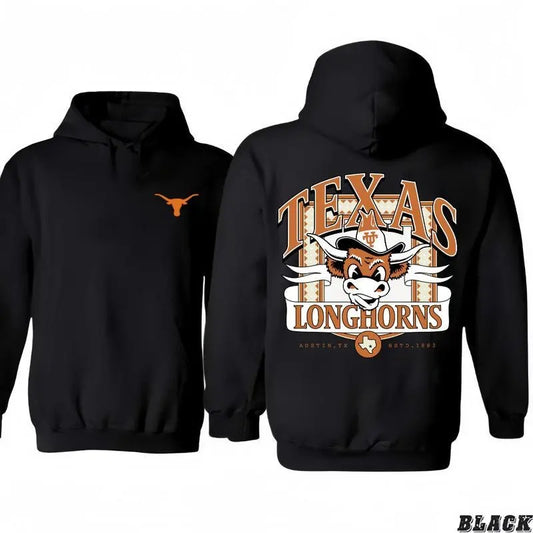 Vintage Texas Longhorns NCAA Final Four Unisex Hoodie, Vintage for Men and Women, Unisex Vintage Crewneck Football Shirt, Gift For Fan
