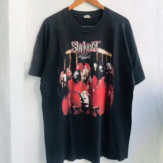 Vintage The Slipknot Band T-shirt, Slipknot 90s Records Rock T-shirt for men, Vintage 90s Rock Band shirt, Vintage 90s Slipknot T-shirt