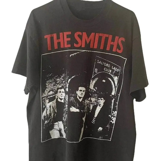 Vintage The Smiths 80S tour shirt,The Smiths Rock Band T-shirt Vintage T-shirt for women