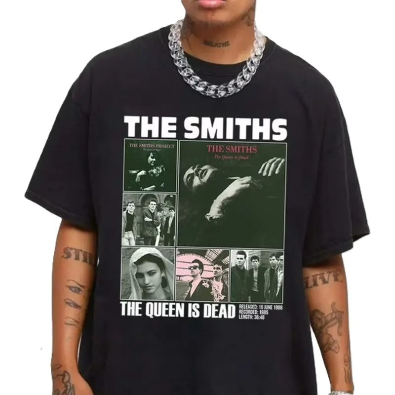 Vintage The Smiths Shirt, 80s The Smiths Meat Is Murder Rock Band Tee, Graphic T-Shirt, Fan Gift, Unisex Merch, Y2K Clothing, Womenswear Top