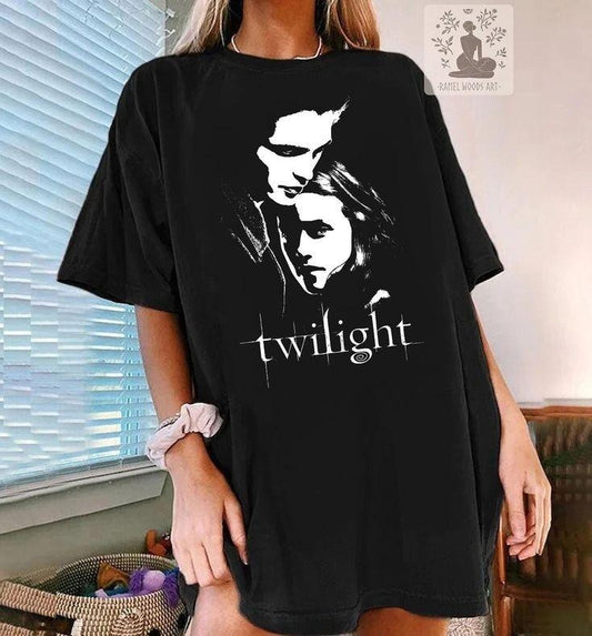 Vintage Twilight Saga Movie Shirt, Edward Cullen And Bella Swan Shirt, Twilight Shirt