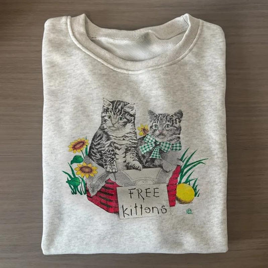 Vintage Vintage 90s Cat Tshirt, Retro Funny Cat Unisex Tshirt,, Funny Cat Meme Shirt, Kitten Lovers Tee, Trippy Graphic Shirt